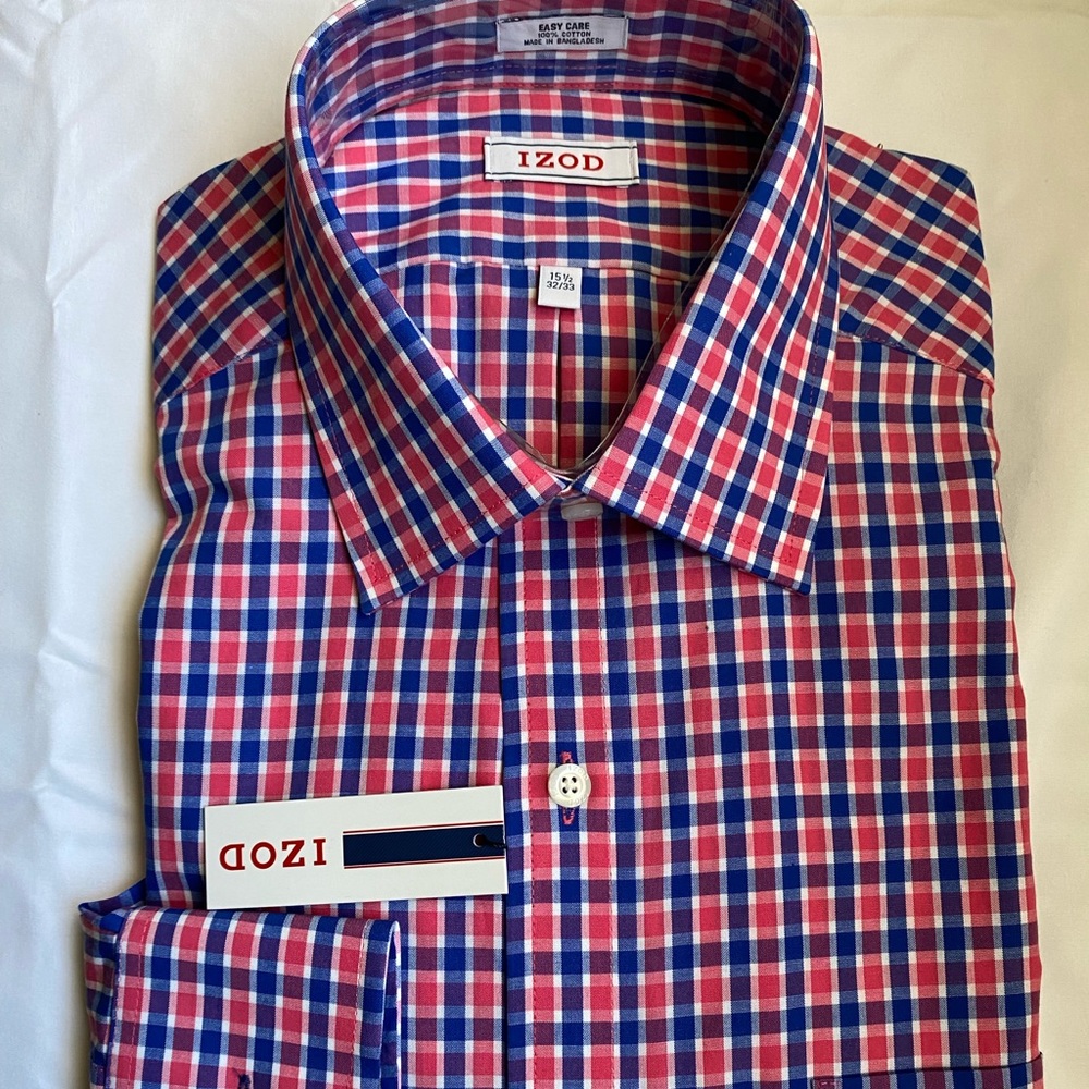 Izod - Mens dress shirt - 15 1/2 32/33